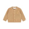 Lichtbruine gebreide cardigan - Knitted cardigan soft tan 